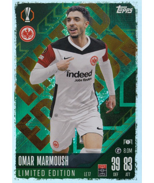 Topps Match Attax Champions League 2024/2025 Limited Edition Omar Marmoush (Eintracht Frankfurt)